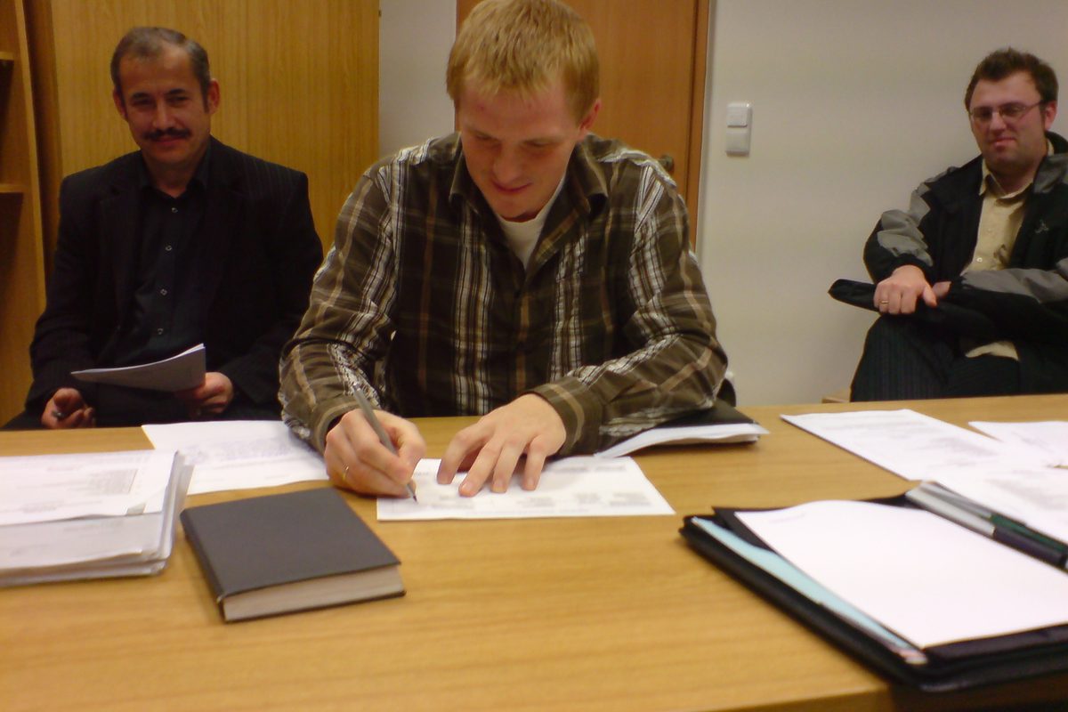 Gründungstreffen der Elterninitiative 2005